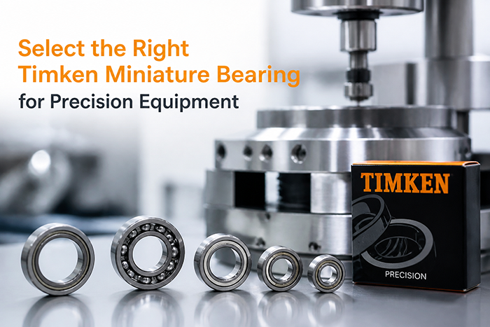 Select the Right Timken Miniature Bearing for Precision Equipment